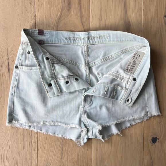 Citizens of Humanity - Denim Cut Off Shorts - Women's Size 28 - Picture 8 of 8